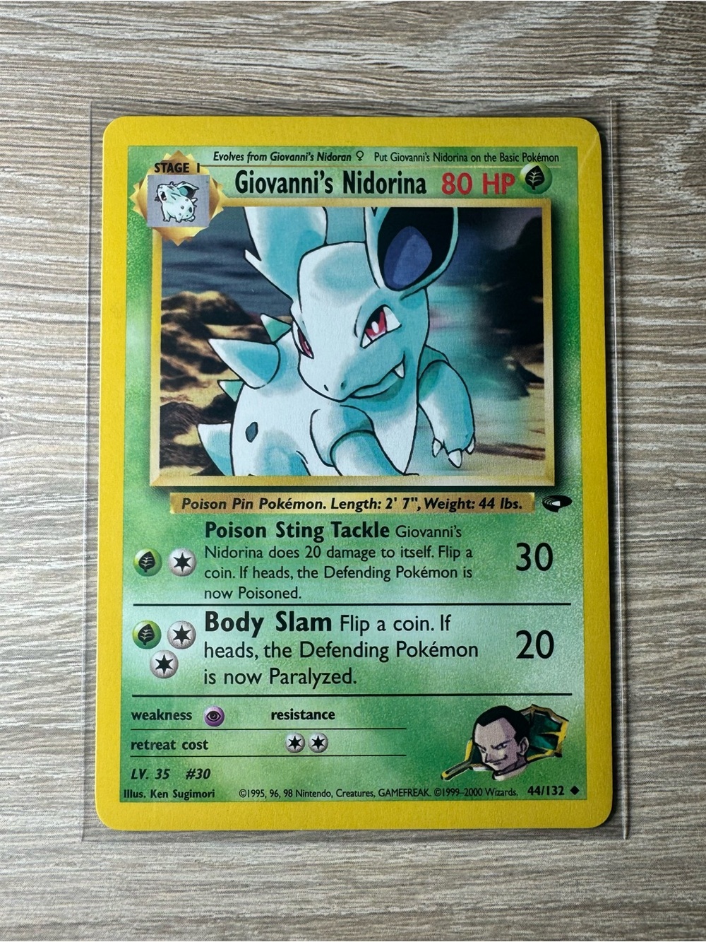Giovanni's Nidorina #44/Pokemon Gym Challenge